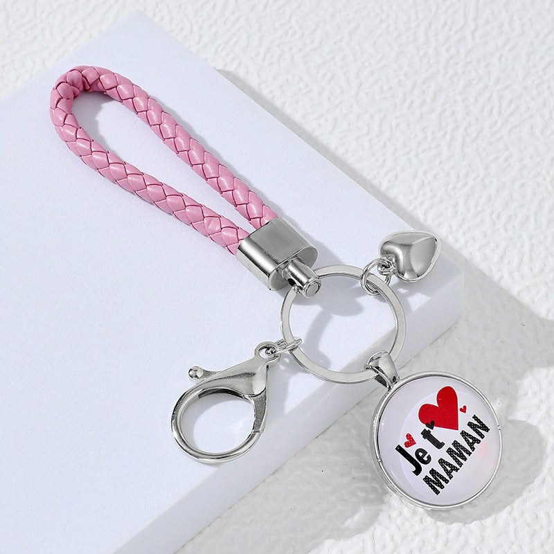 Wholesale Metal Crafts Mother's Day Keychain